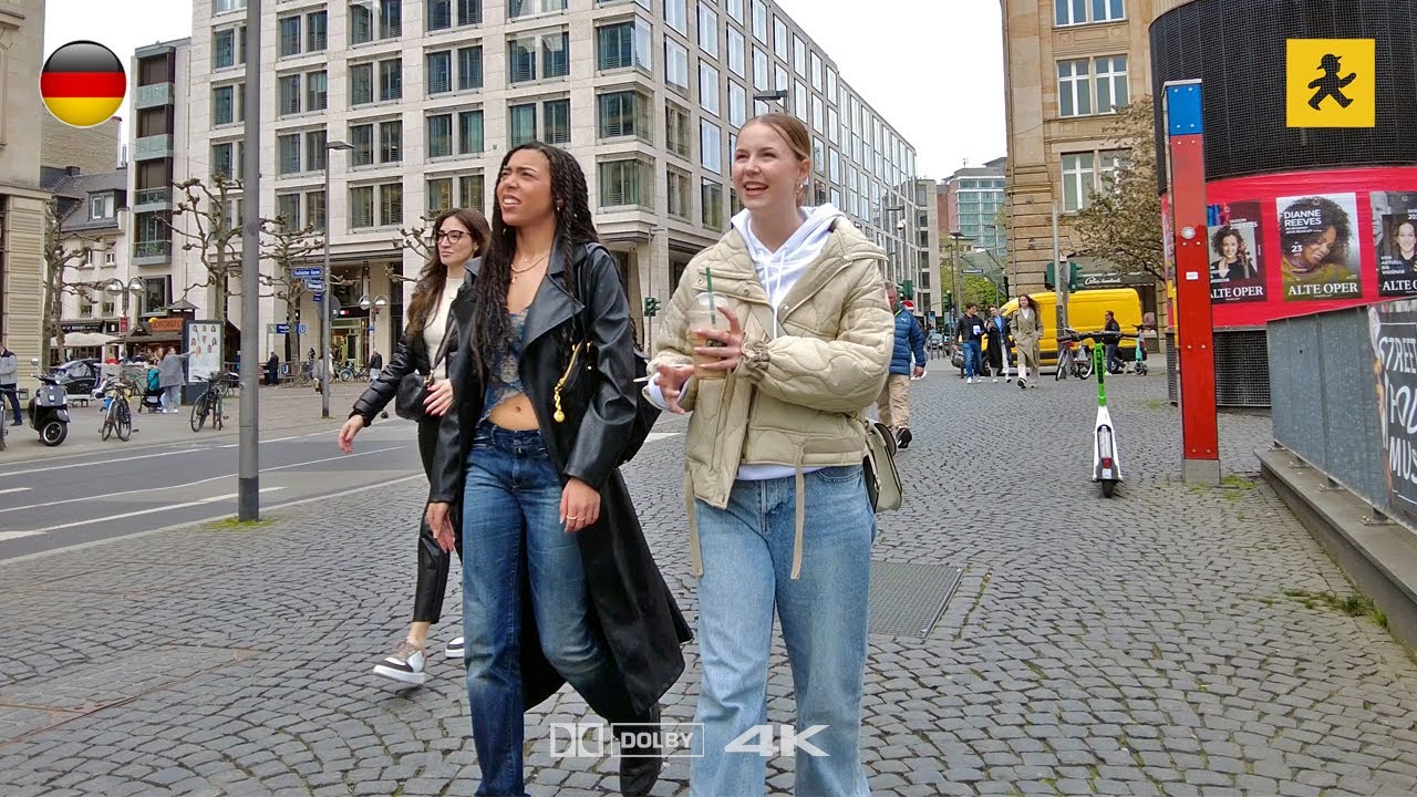 Frankfurt, Germany 🇩🇪 | Spring Walk in Frankfurt Innenstadt | Apr 2024