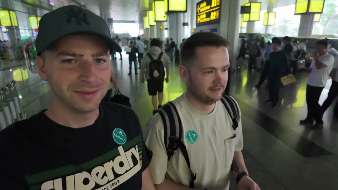 Hanoi Noi Bai Airport International to Domestic flight transfer Vietnam