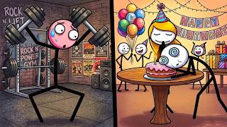 TAP FIGHTER vs DRAW PUZZLE 2 - Satisfying STICKMAN Double Gameplay ASMR (android/ios) screenshot 2