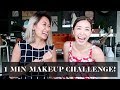 1 Minute Makeup Challenge with Kryz Uy | Laureen Uy