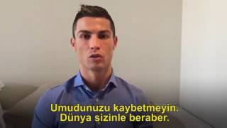 Cristiano Ronaldodan Suriyeli Çocuklara Mesaj