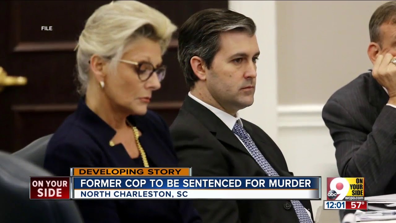 Former officer to be sentenced for murder - YouTube