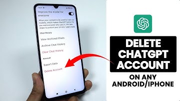 (Easy) How to Delete Chatgpt Account on Android or iPhone 🗑️