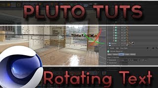 Pluto Tuts l Rotating Text l Cinema 4D