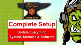 FoundryVTT: How to Update Everything (Game System, Modules & Software)