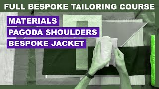 26 Materials You Need to Make a Bespoke Jacket | Online Coat Making Course