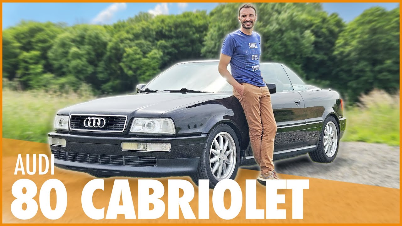 AUDI 80 CABRIOLET ? LA MACHINE À SOURIRES (30ans qu'il voulait l'acheter)