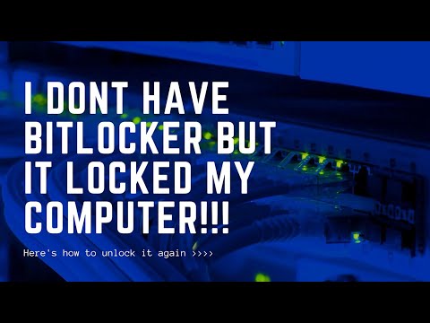 Bitlocker suddenly locked my Windows laptop computer!!! How to remove encryption in minutes!