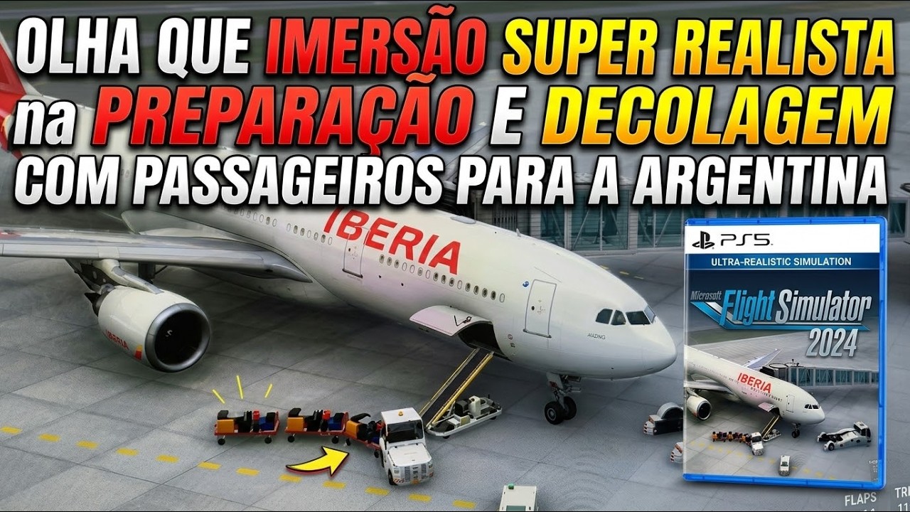 Imersão super realista nessa decolgem no Microsoft Flight Simulator ...