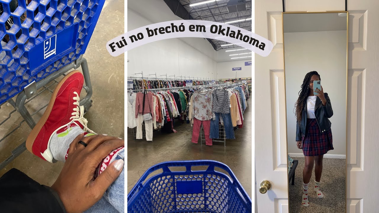 Tudo que comprei no brechó Goodwill em 