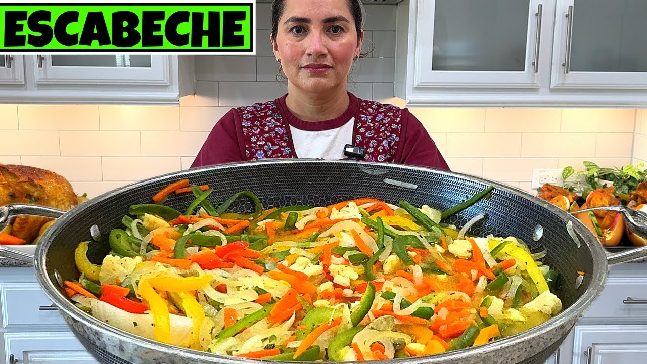 Hagamos escabeche para panes con pavo salvadoreños - Thanksgiving, Navidad, y Año Nuevo