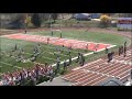 Olivet's Tyre Alexander goes airborne at goal line in Division III game