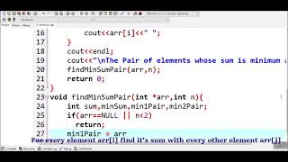 How to find two elements whose sum is closest to zero in array in C++
