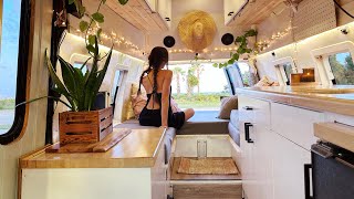 relaxing weekend cleaning the van・solo female vanlife・#29