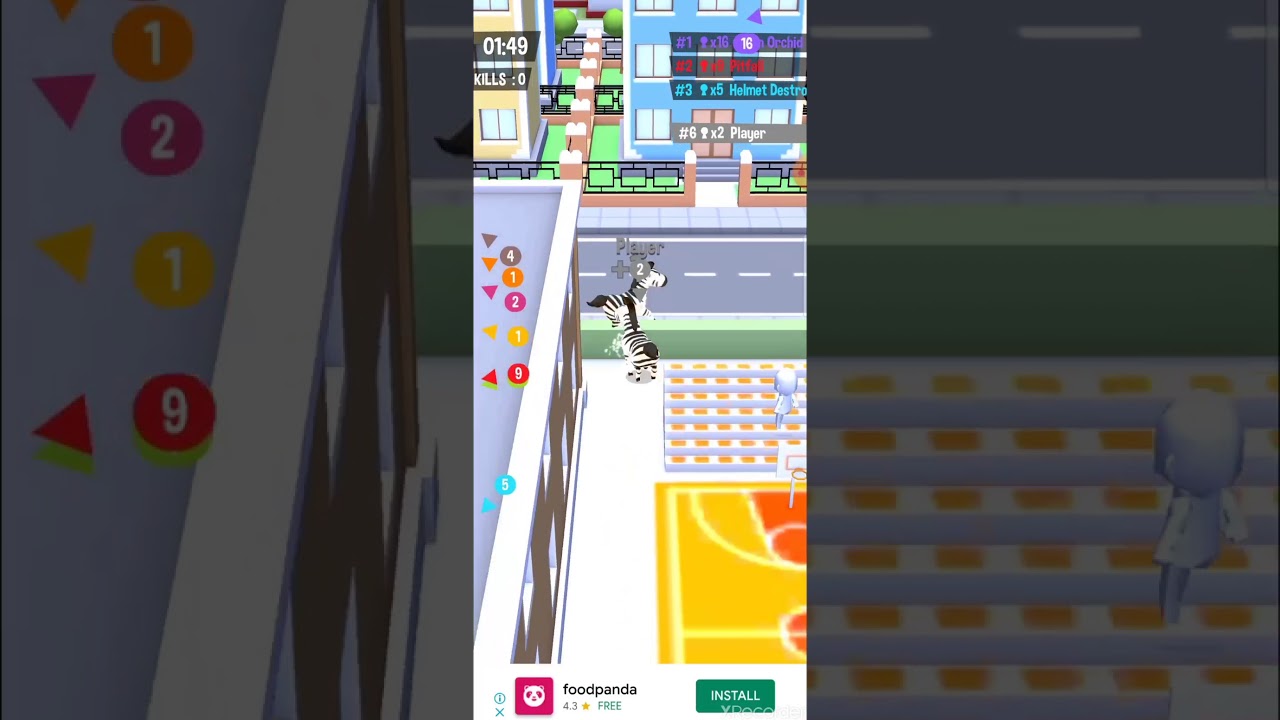 Crowd City Game - ZEBRA CHARACTER