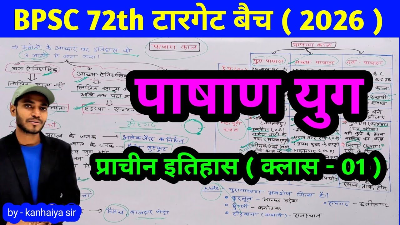 👉 प्राचीन इतिहास ( पाषाण युग ) क्लास - 01, pashan yug, #history #प्राचीन_भारत_का_इतिहास 