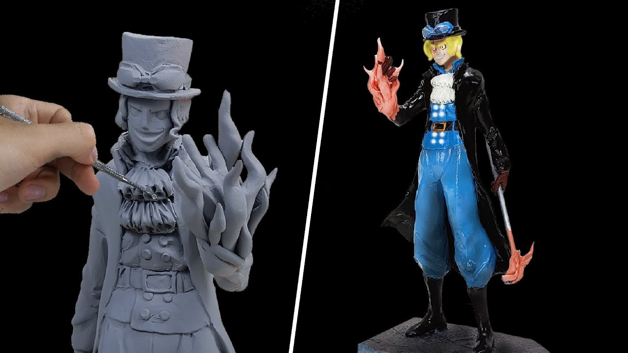 Sculpting Sabo, Full Onepiece Sculpting Luffy, Rozo, Nico Robin, Sanji 麦わら海賊団 Mugiwara Kaizoku-dan