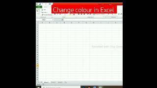 title bar ka colour kaise chenge kare # how to change the colour title bar #trending #excel