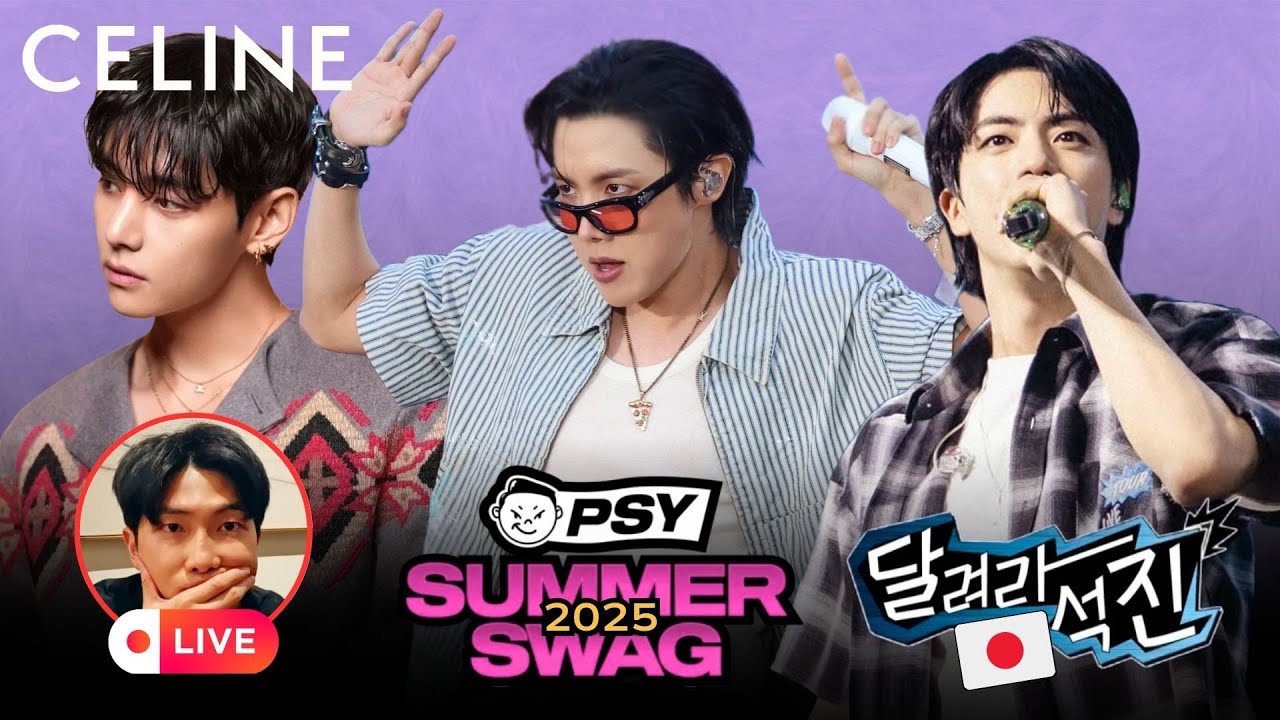 BTS in the U.S + Jin and j-hope concerts + V's fashion show - YouTube