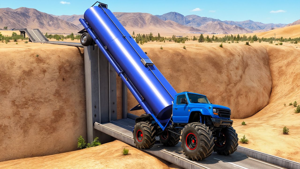 Cars vs Badly UNFINISHED ROADS | BeamNG.drive Fails & Crashes 2025!