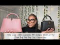 New Louis Vuitton Inspired Capucines BB showing, What&#39;s In My New Bag And Bag Size Comparisons