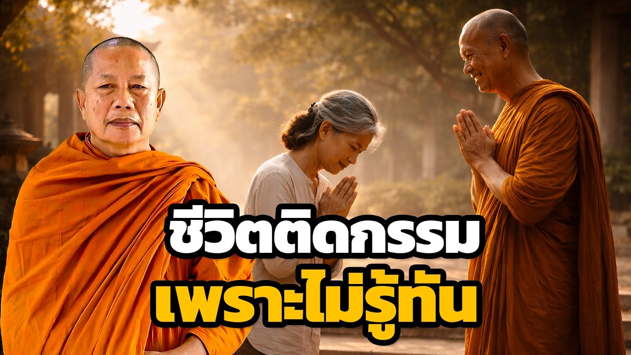 ชีวิตติดกรรม..เพราะไม่รู้ทัน ธรรมะคลายทุกข์ พระมหาบุญช่วย ปัญญาวชิโร