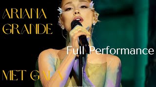 Ariana Grande's full Met Gala performance ✨Every performance video compilation