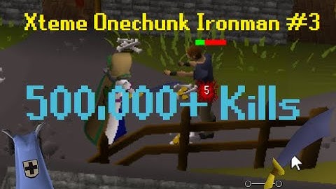 Getting 99 Defence By Slaying 500,000 Men In Lumbridge | xtreme onechunk ironman #3