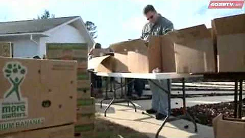 Food Bank Gives Food To Altus, Denning Tornado Vic...