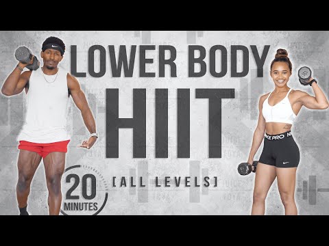 20 Minute Lower Body Dumbbell HIIT Workout (With Modifications) — Juice & Toya