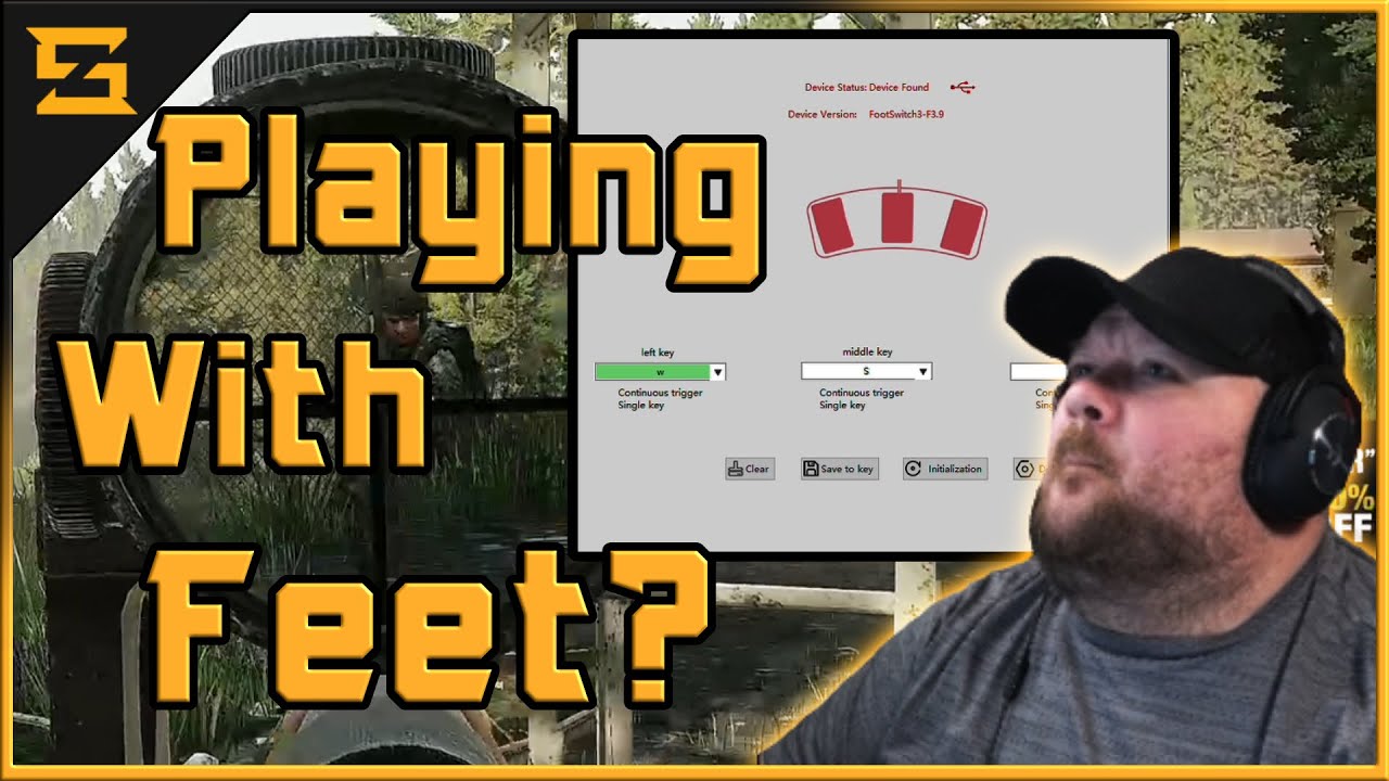 Swagger Plays Tarkov With Foot Pedals YouTube