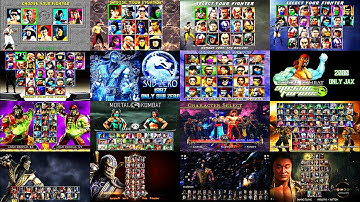 MORTAL KOMBAT 1 - 11 (1992 - 2019) / Evolution of the character selection screen / 4K