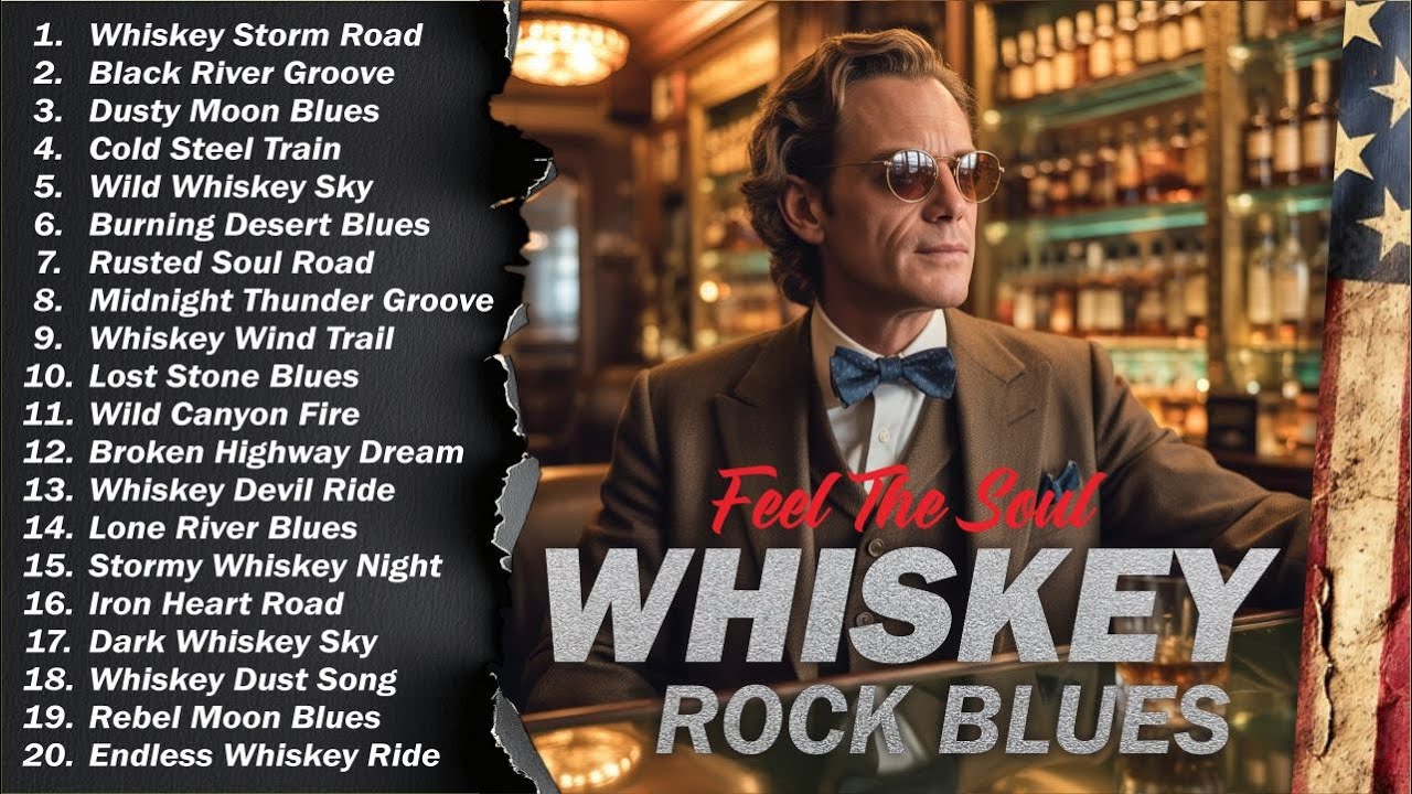 🥃 Whiskey Blues Rock 🍂 The Best of Classic Blues Songs | Relaxing Guitar & Soulful Rock Music