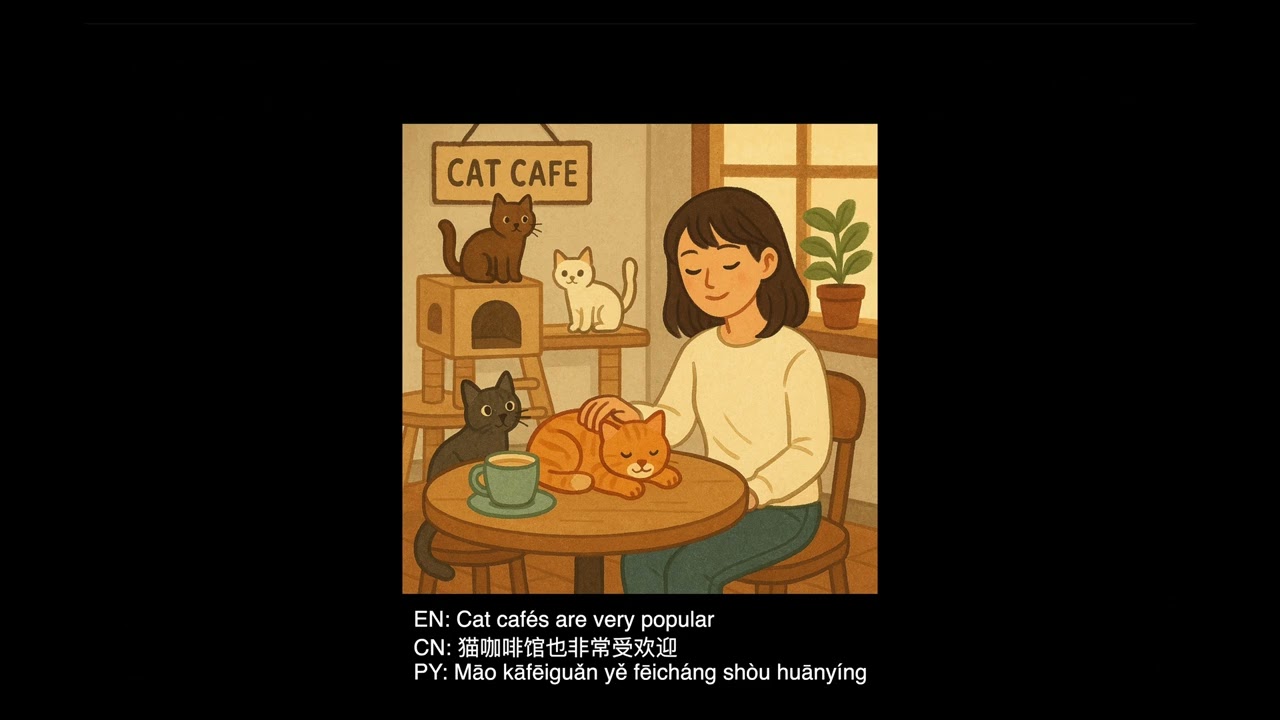 Kitty Fun Facts|Learn Chinese|Chinese Narration with Pinyin|Bilingual Narration for Chinese Learning