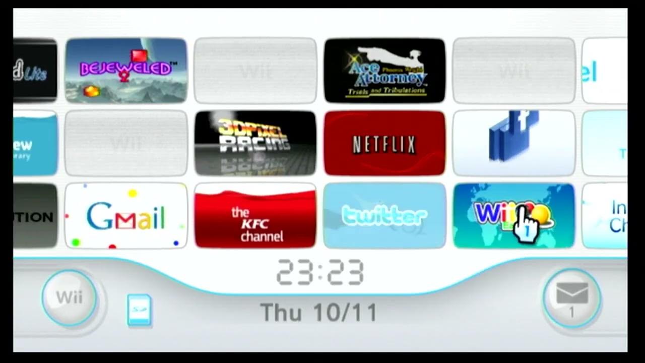 On My Wii Menu(Modded) YouTube