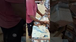 손상 없이 완벽 밀착! 베테랑의 타일 상자 포장 기술 Mastering Fast and Tight Tile Box Packaging #process #skills