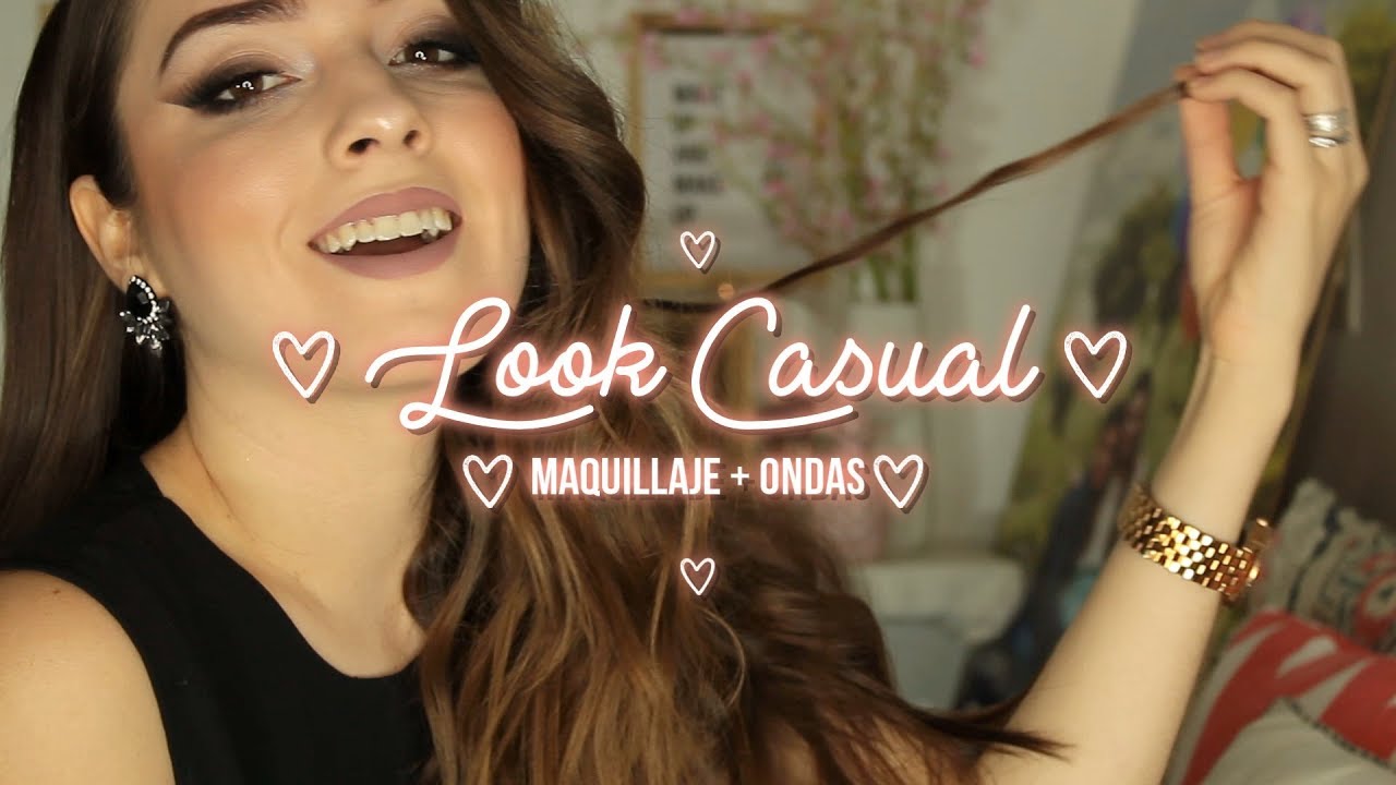 LOOK CASUAL | MAQUILLAJE + ONDAS | MONILLACA
