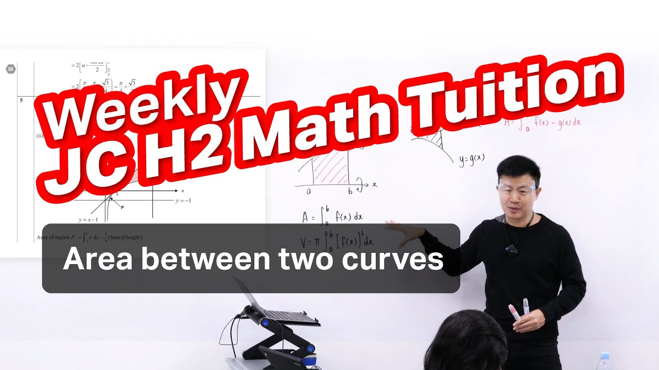 Use Integration To Find Areas bounded By Two Curves | A-Level H2 Math ...