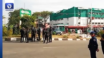 Heavy Security At PDP Headquarters As Rival Factions Hold Parallel Meetings