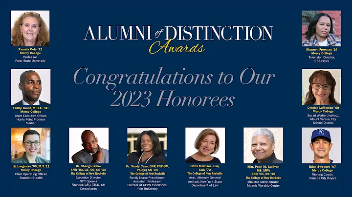 Mercy's 2023 Alumni of Distinction Awards:  Meet our new Hall of Famers!