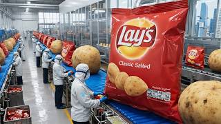 Inside the Modern Chips Factory | From Whole Potatoes to Perfectly Crispy Chips (Full Process)