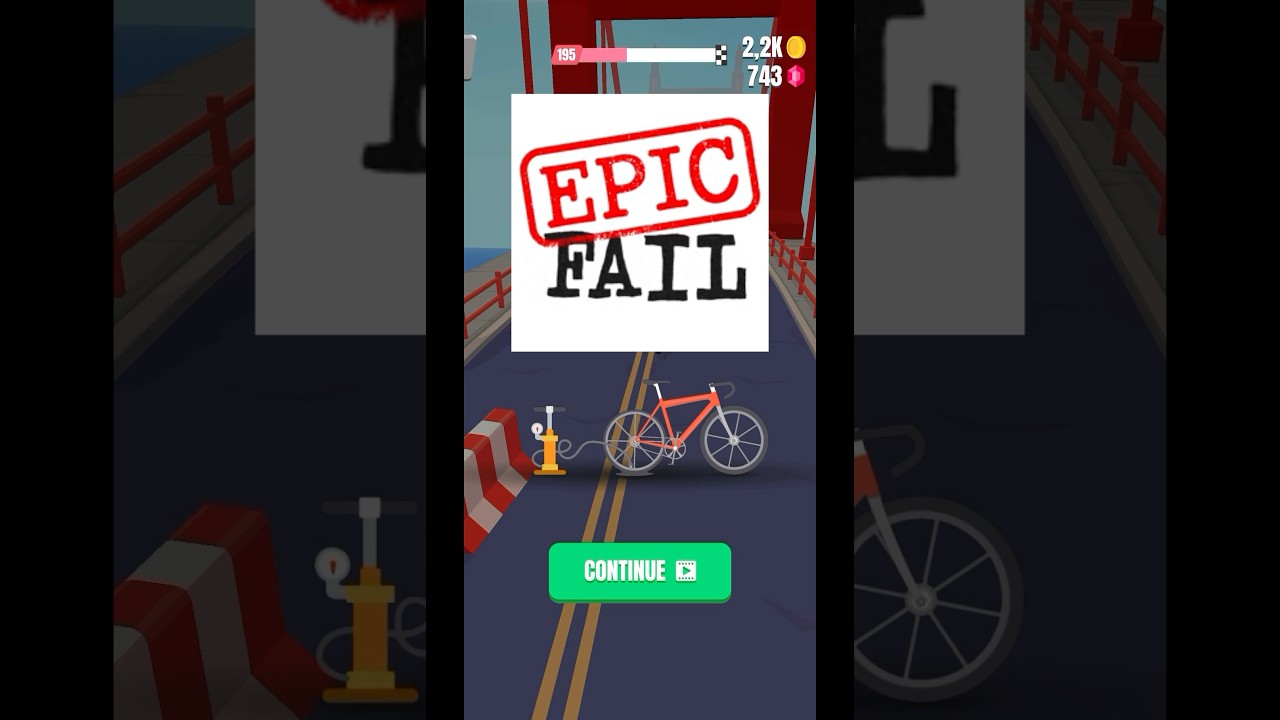 Bike Rush Gameplay iOS 🚴 | EPIC FAIL