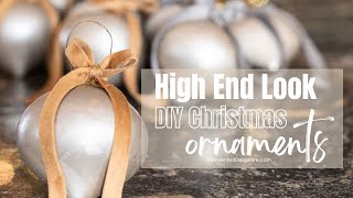 DIY Christmas Ball Ornaments with a High End Look! Budget Friendly Christmas Decor Idea by Reinvented Delaware 2,690 views 5 months ago 13 minutes, 53 seconds