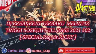 DJ BREAKBEAT TERBARU MELINTIR TINGGI BOS KUH FULL BASS 2021 02 [ Special Req Mr.Ricky ]