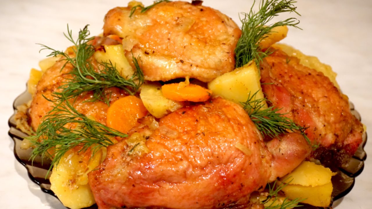 Курица с картошкой в духовке | СЕМЬЯ РАЗНЕСЛА ЭТО БЛЮДО ЗА 5 МИНУТ