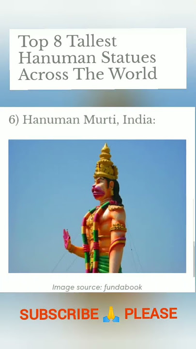 Top 8 statues Hanuman in the world//Hanuman statues in the world //top statues #subscribe #viral