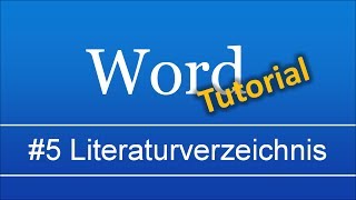 Abschlussarbeit in Word (#5): Zitate, Literaturverzeichnis