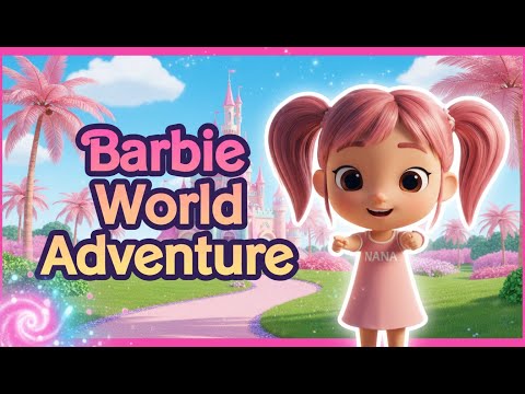 Little Nana Enter Barbie World Adventure Kids Barbie Fun Part 1