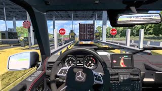 Mercedes-Benz W463 G65 AMG 2012 Euro Truck Simulator2 [ets2 1.57 Bus mods ]Steering Wheel | Gameplay