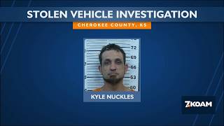 Man arrested for vehicle theft in Cherokee County warrants in Missouri